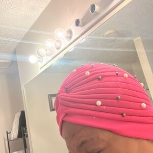 IZZY & LIV pink hair turban